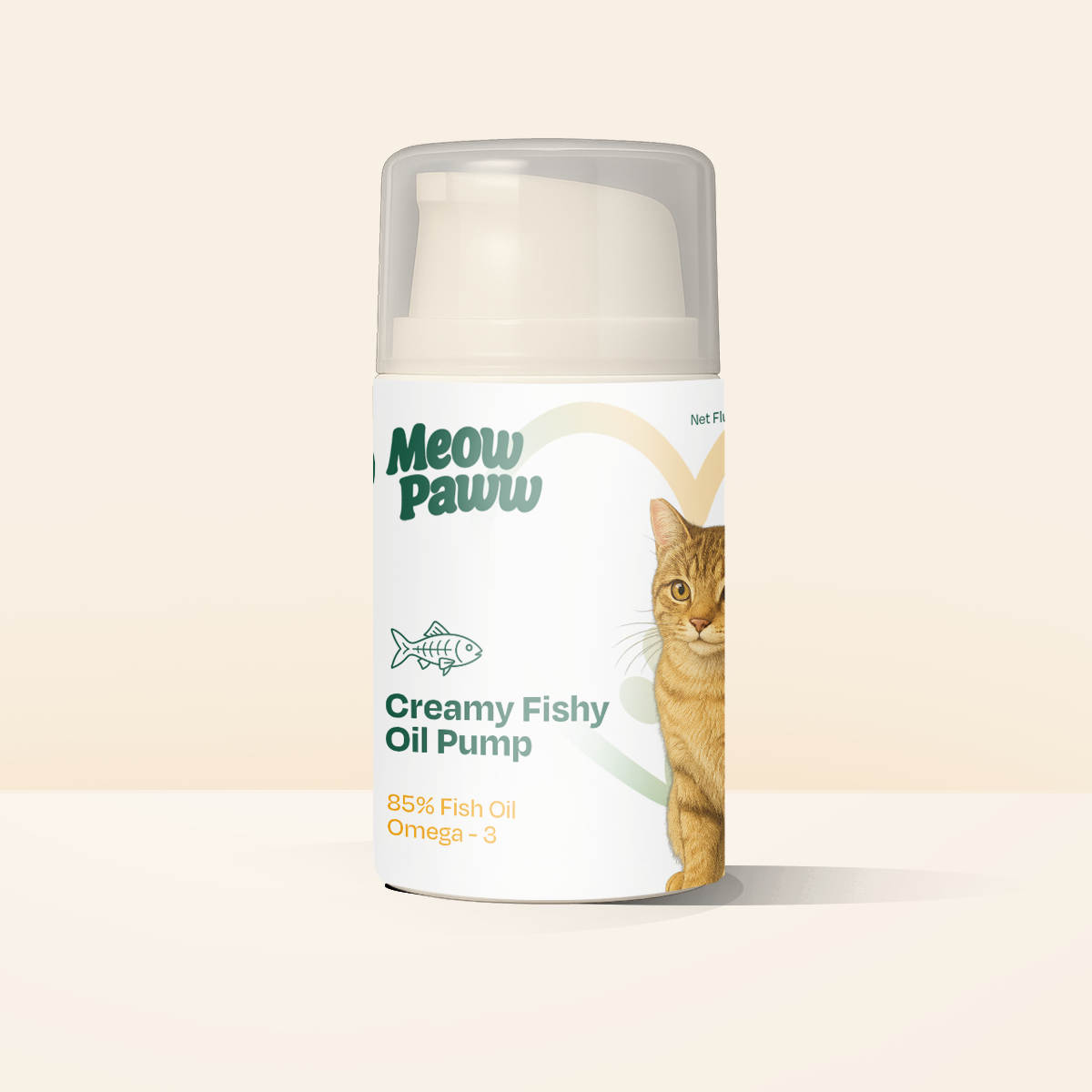 Creamy Fish Oil Pump - (50ml)